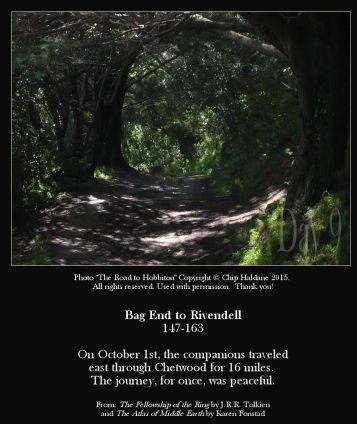 Bag End To Rivendell Miles 147-163 - The Road to Hobbiton - Chip Haldane